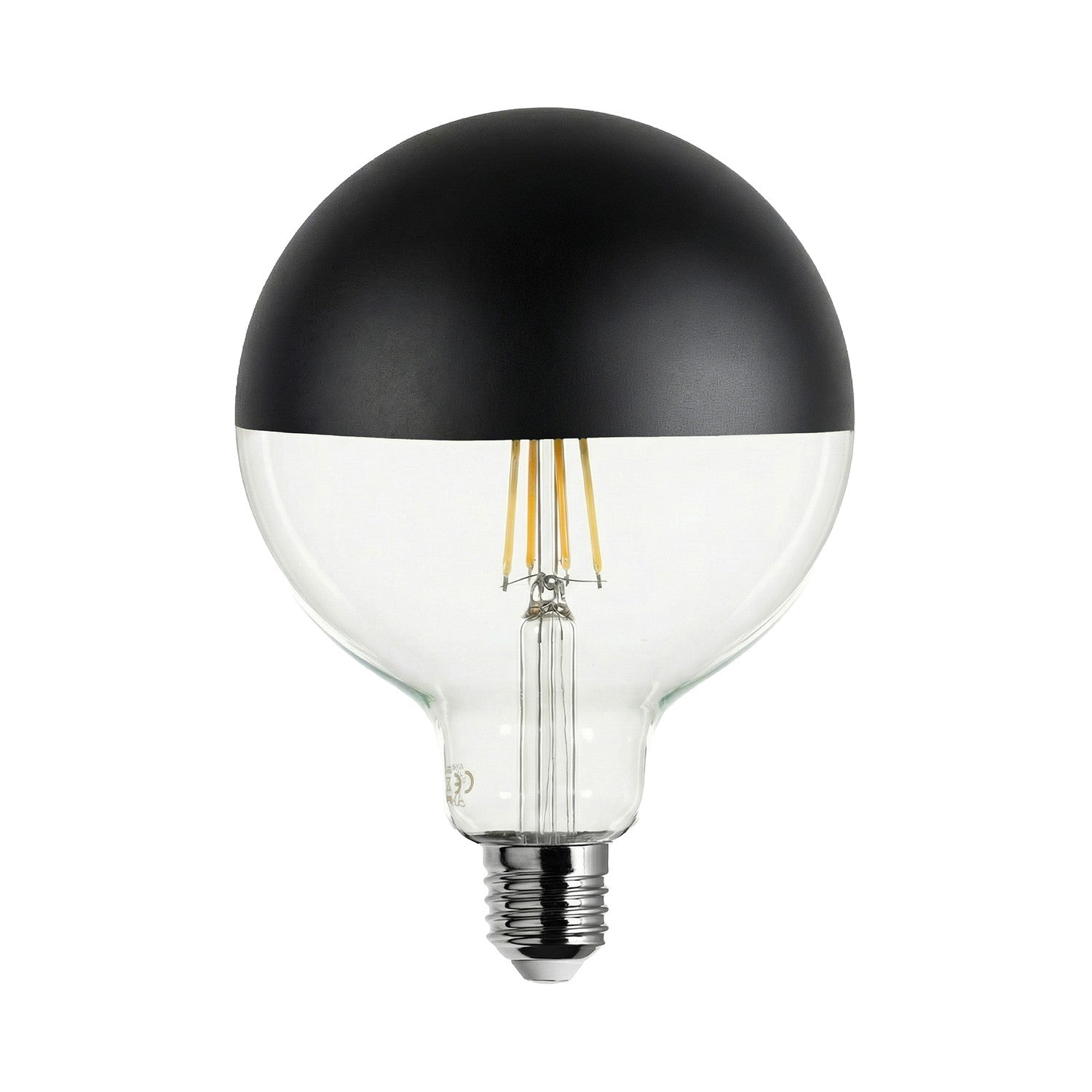 LED-Glühbirne Maria G125 4,8W 806Lm E27 2700K dimmbar – Schwarz – Hauptbild