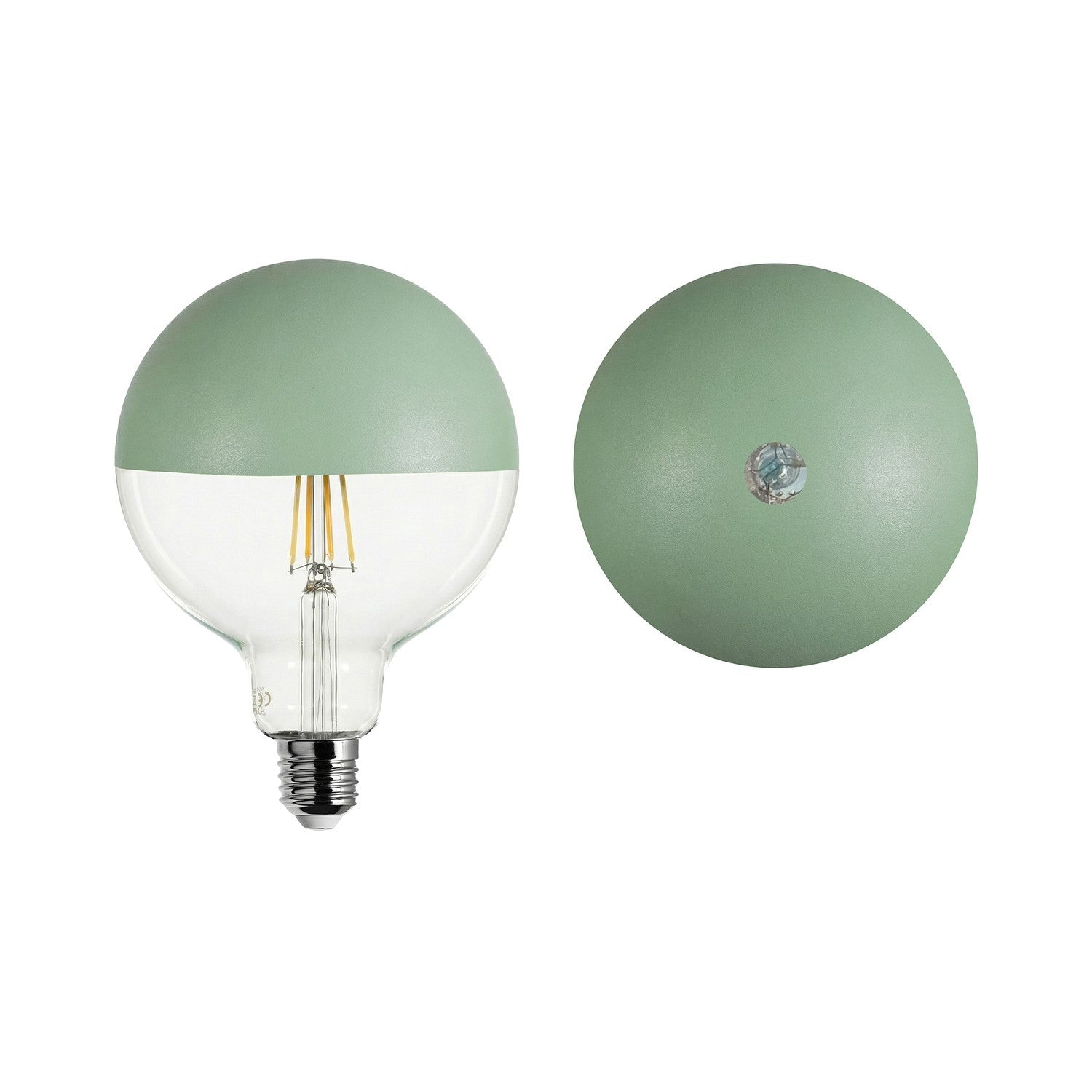 LED-Glühbirne Maria G125 4,8 W 806 lm E27 2700K Dimmbar - Grün – Produktansicht 1