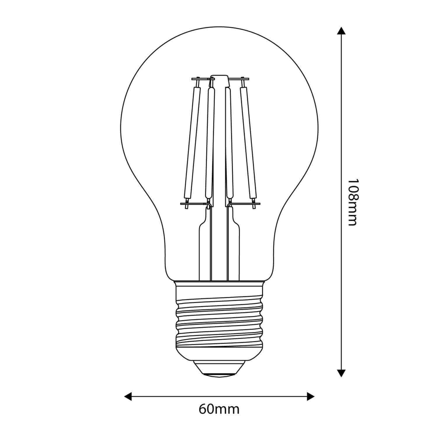 LED-Lampe Milky Goccia A60 11W 1521Lm E27 2700K Dimmbarkeit – M09 – Produktansicht 2