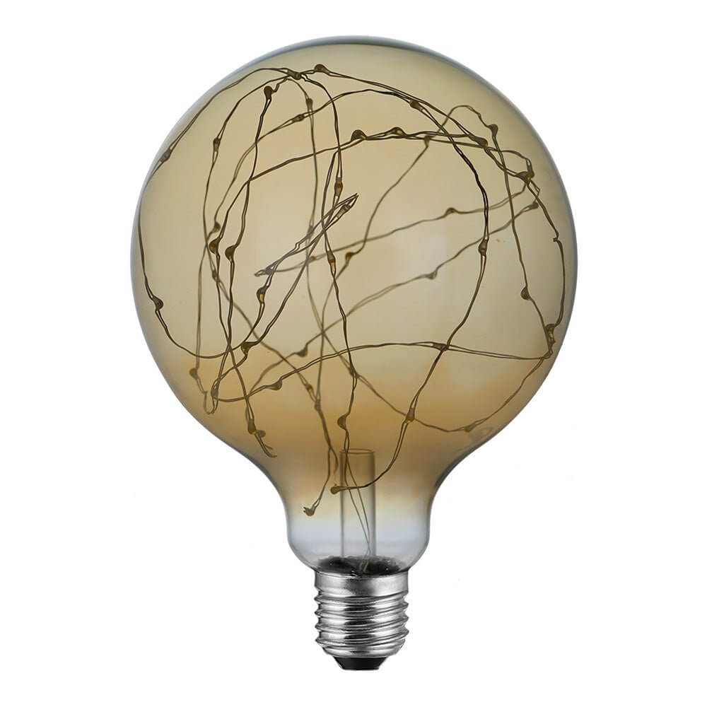 LED-Lampe Milleluci Gold Globe G125 2W 40Lm E27 2000K – Hauptbild