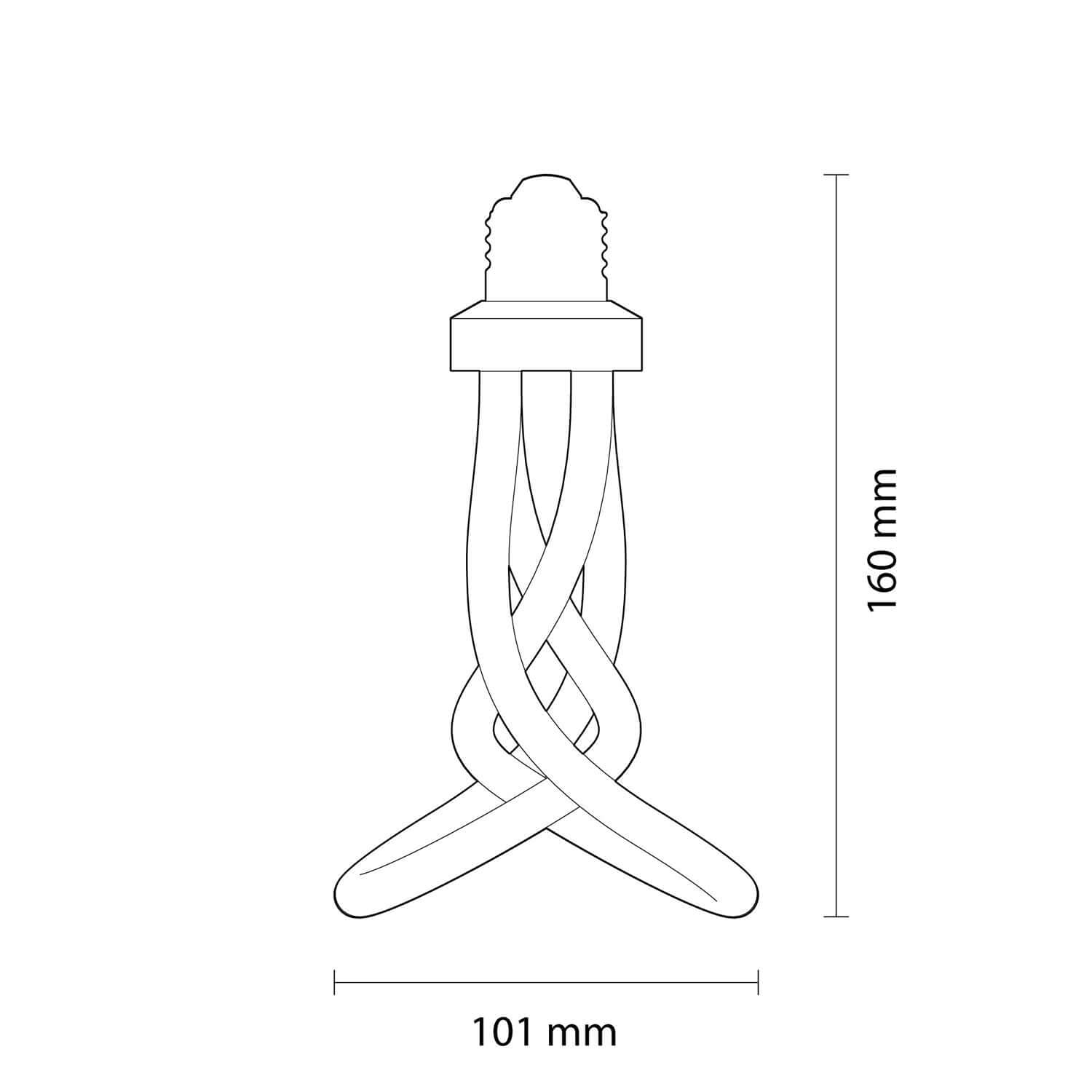 LED-Lampe Plumen 001 – Produktansicht 3