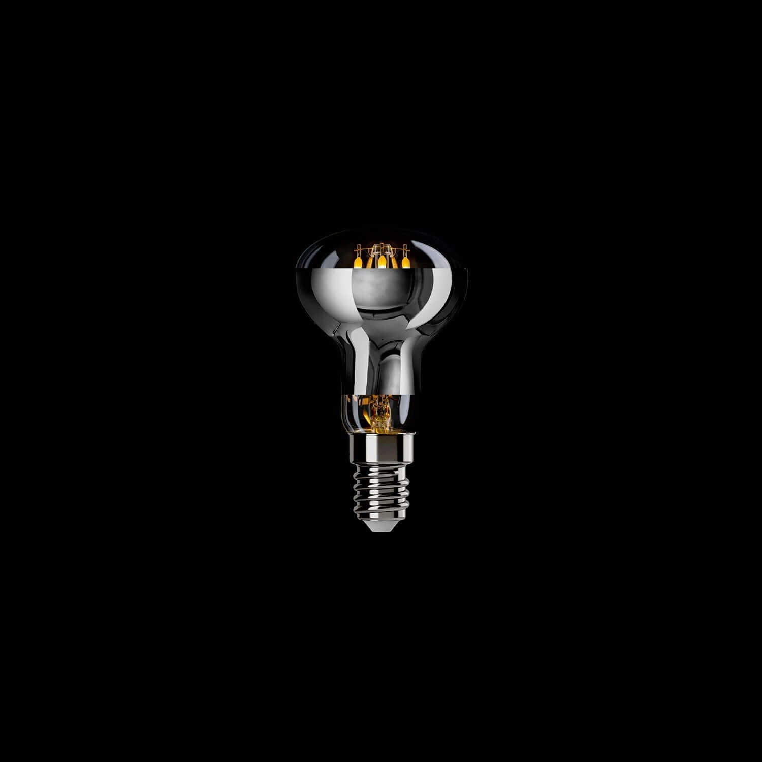 LED Leuchtmittel Silver Mirror R50 4W 470Lm E14 2700K Dimmbare - A06 – Produktansicht 1
