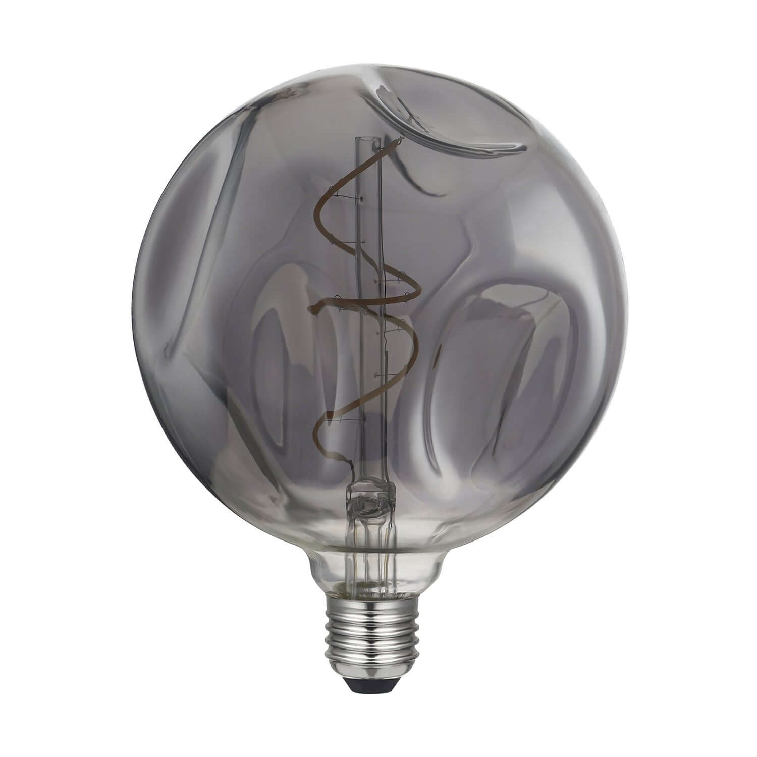LED-Birne Smoky Bumped Globe G140 Spiralfilament 5W 150Lm E27 2000K Dimmbarkeit – Hauptbild
