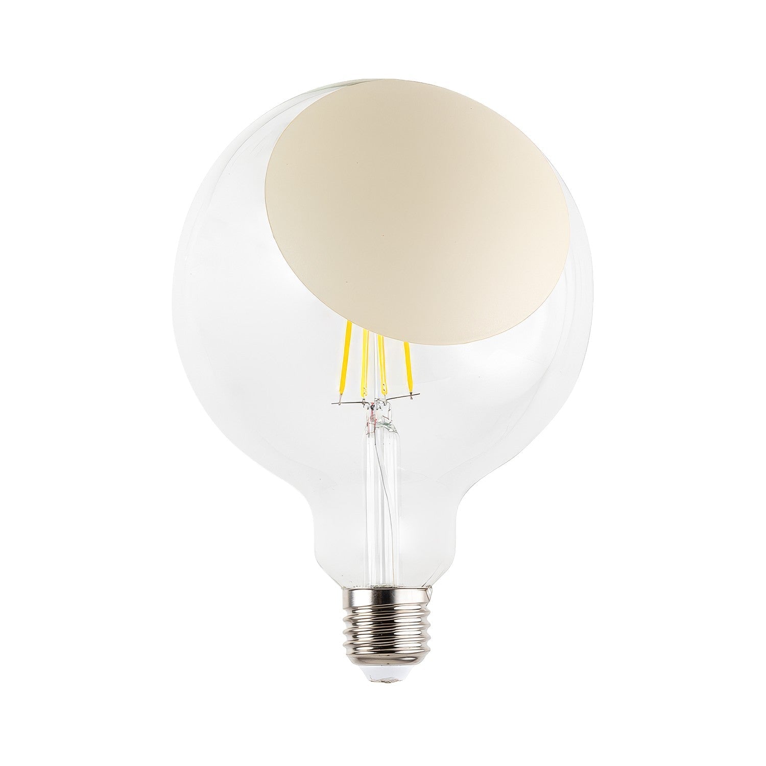 LED-Glühbirne Sofia G125 4,8W 806Lm E27 2700K dimmbar – Creme – Hauptbild
