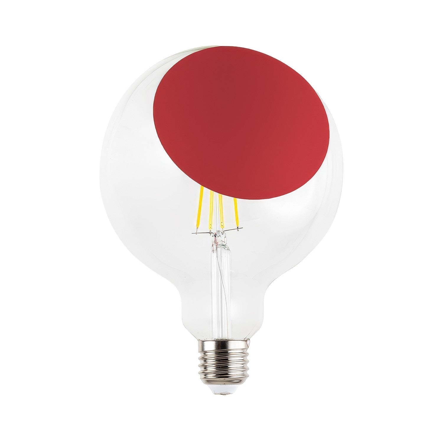 Glühbirne LED Sofia G125 4,8W 806Lm E27 2700K dimmbar - Rot – Hauptbild