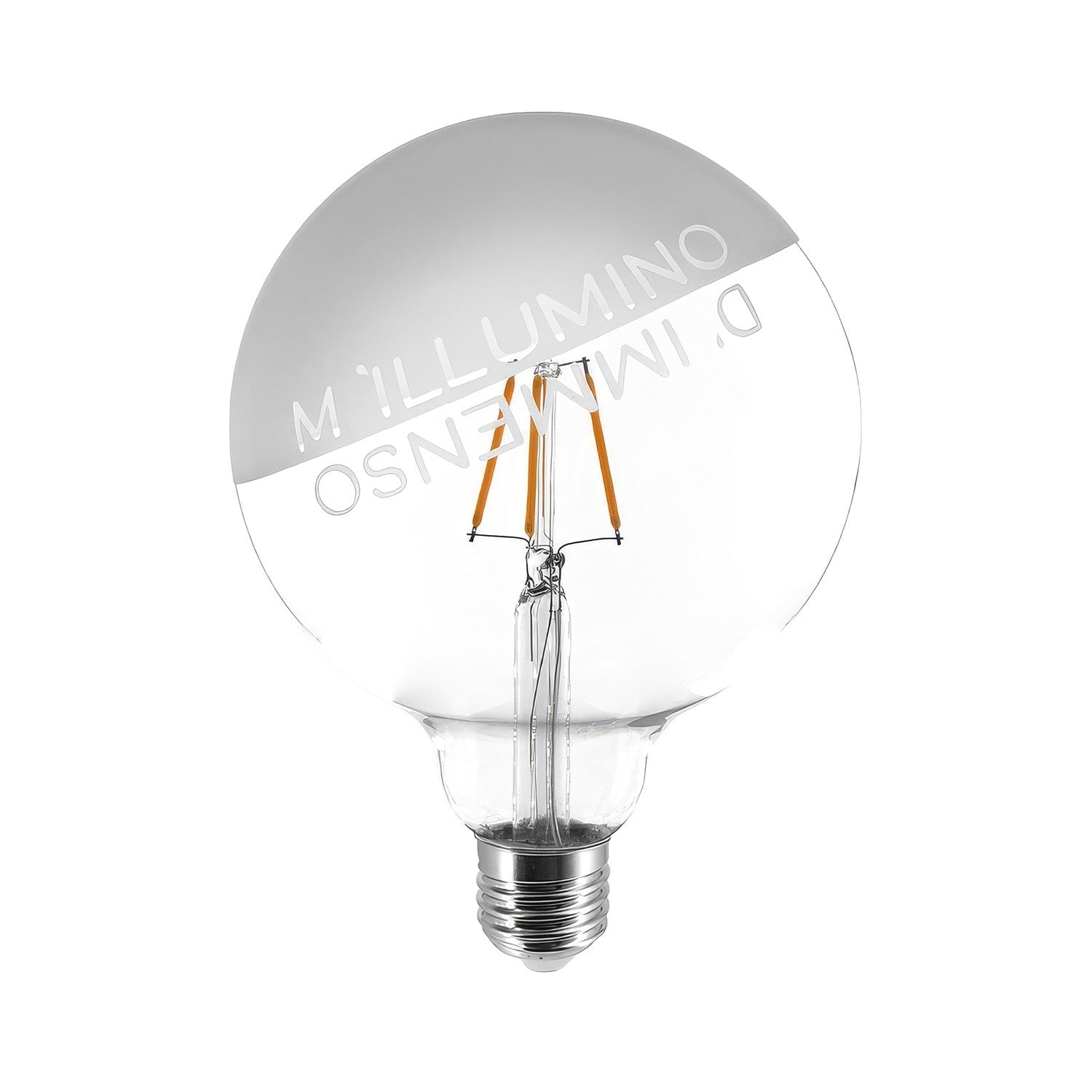Glühbirne LED Tattoo "M'Illumino D'Immenso" G125 4,5W 470Lm E27 2700K dimmbar – Hauptbild