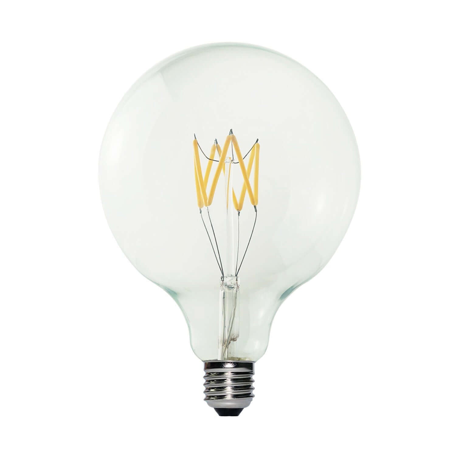 Transparente LED-Lampe Linea 5V Kurzfaden Globo G125 1,3W 110Lm E27 2500K Dimmbar - B04 – Hauptbild