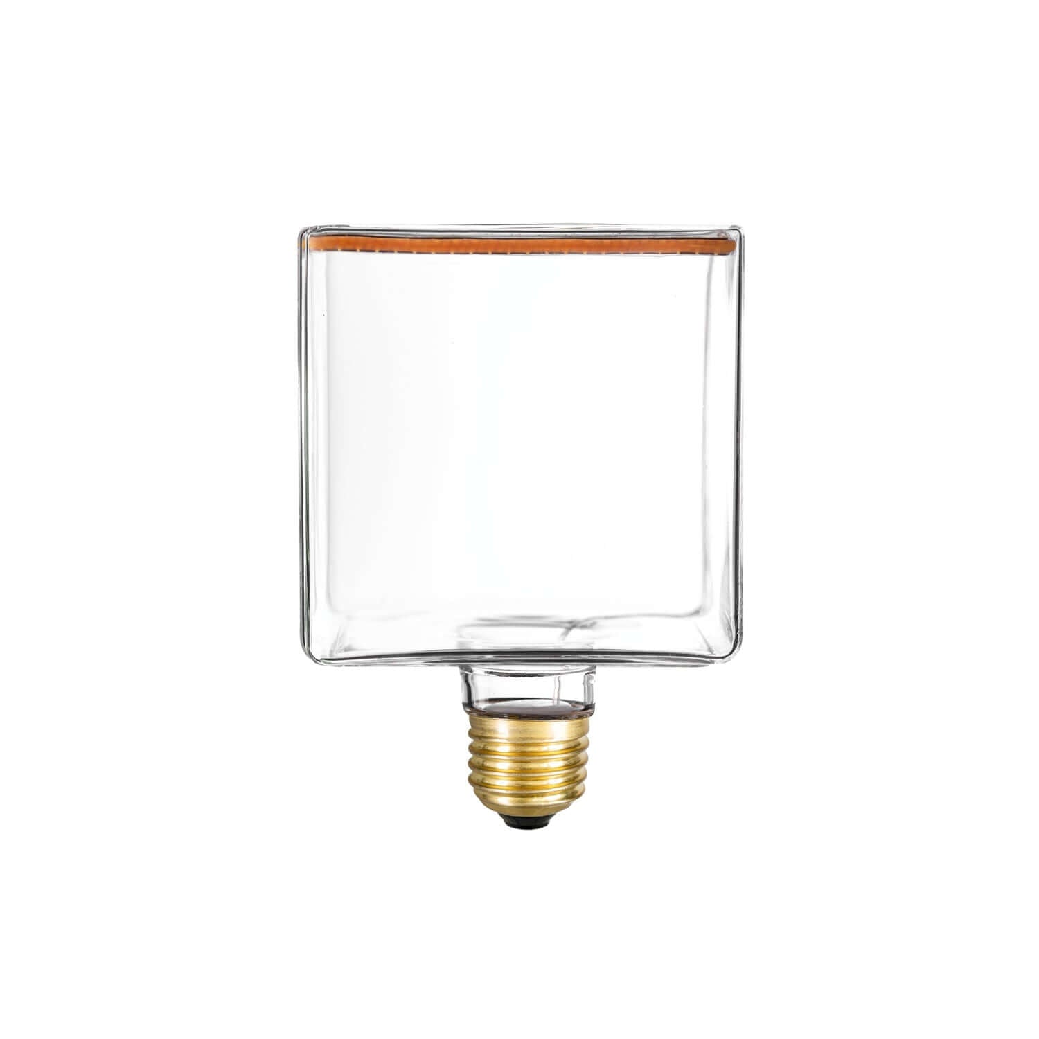 LED-Lampe Transparent Ghost Line CRI 90 Würfel 4,5W 300Lm E27 2200K Dimmbar – G04 – Hauptbild