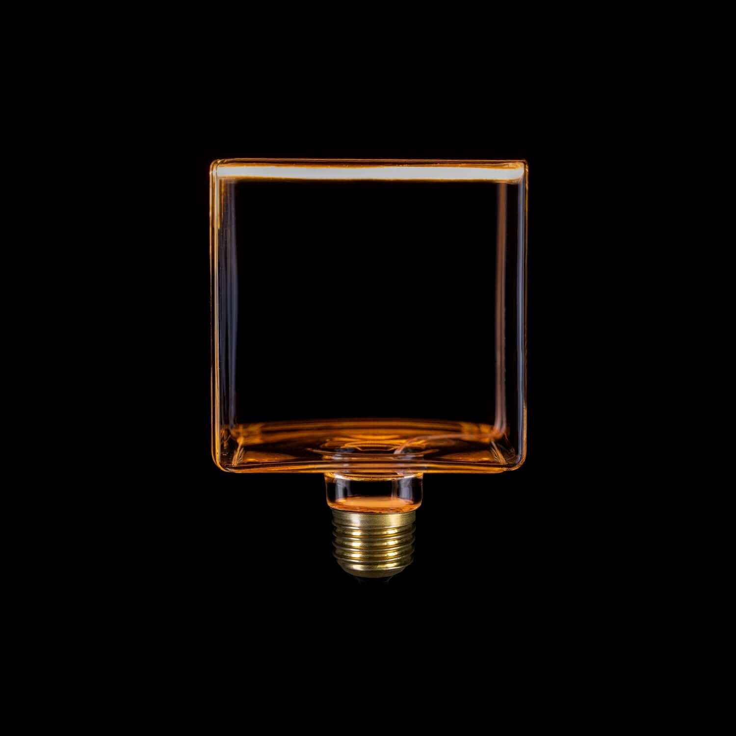 LED-Lampe Transparent Ghost Line CRI 90 Würfel 4,5W 300Lm E27 2200K Dimmbar – G04 – Produktansicht 1