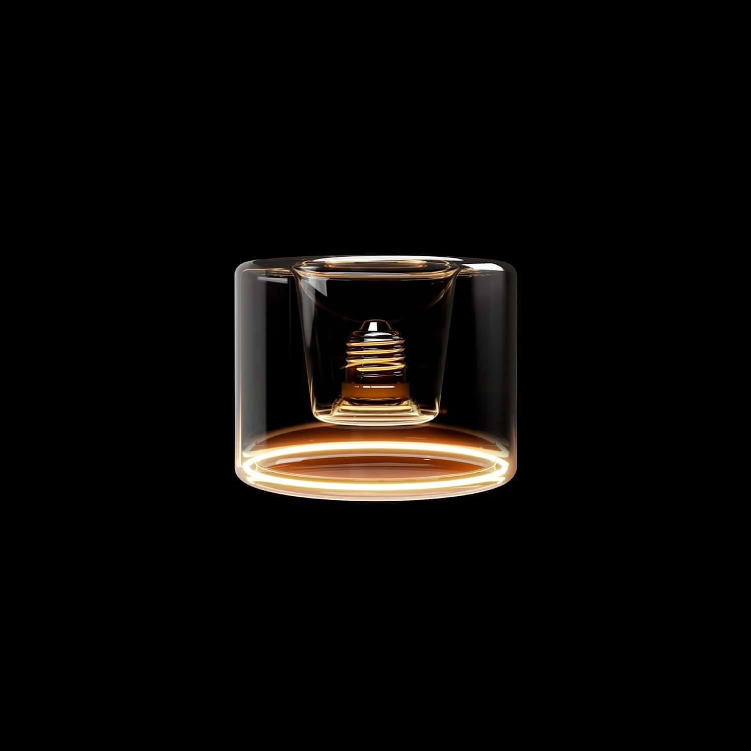 LED-Lampe Transparent Ghost Line Recessed Donut 120×90 6W 500Lm E27 2200K Dimmerbar – G03 – Produktansicht 1