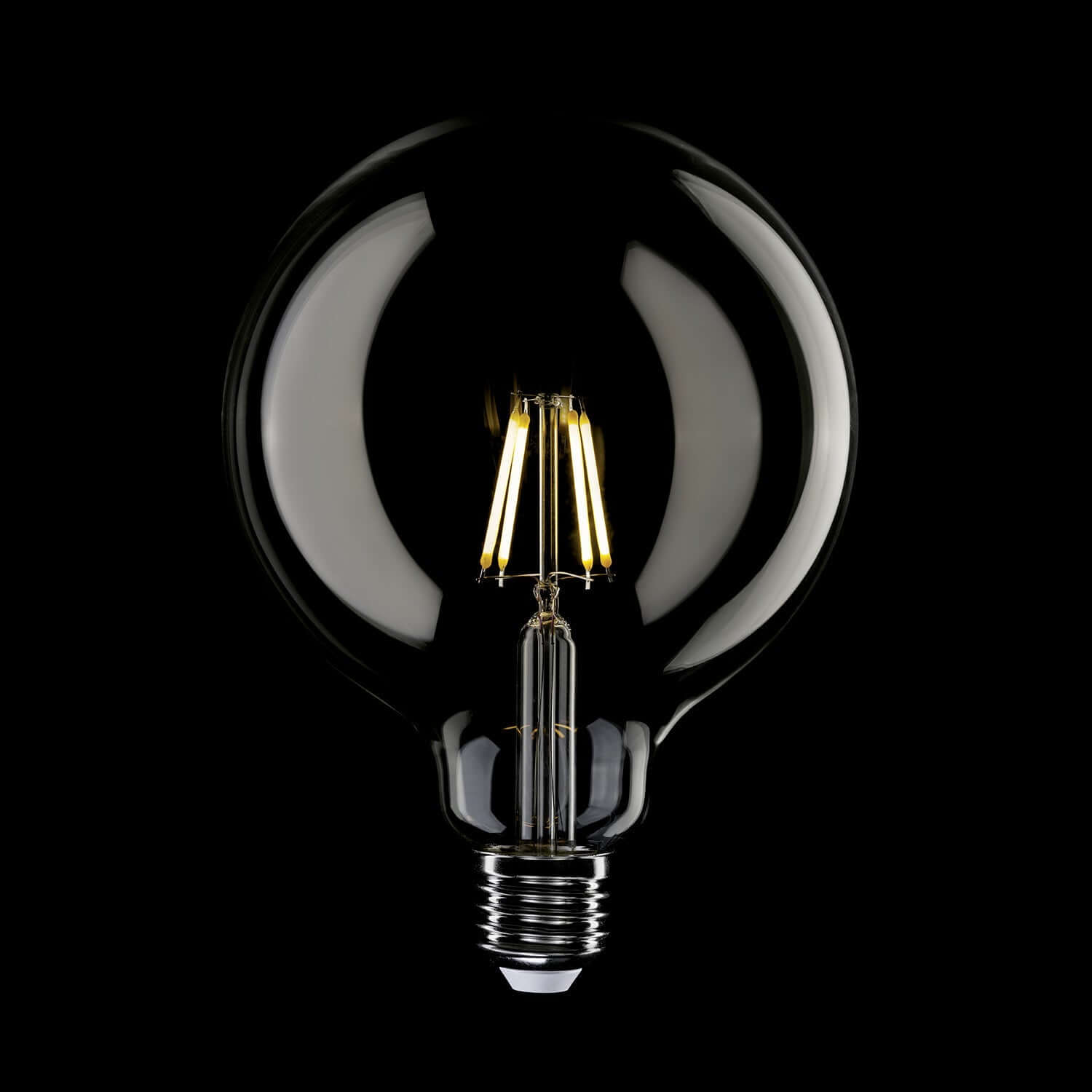 LED-Lampe Transparent Globe G125 4W 470Lm E27 2700K – E05 – Produktansicht 1