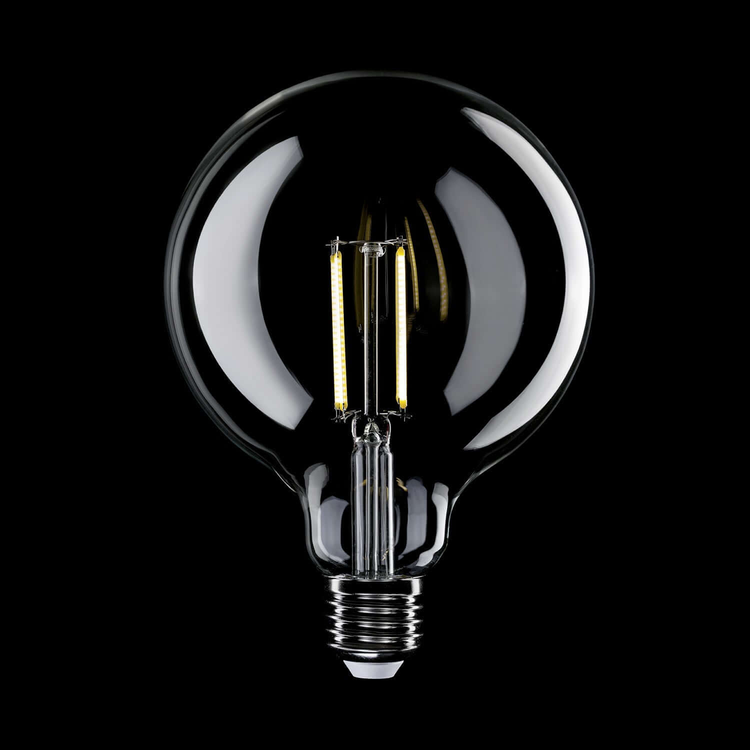 LED-Glühlampe Transparent Globe G125 7W 806Lm E27 3500K Dimmbarkeit – N04 – Produktansicht 1