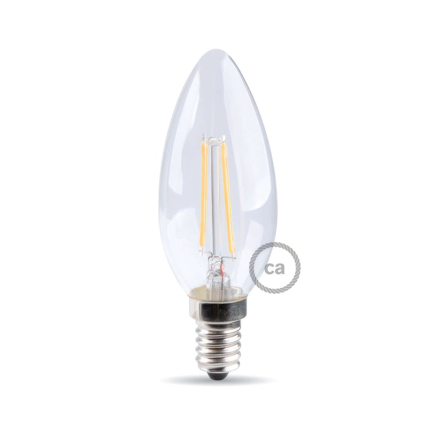 LED-Glühbirne Transparent Olive 4,5W 470Lm E14 2700K – Hauptbild
