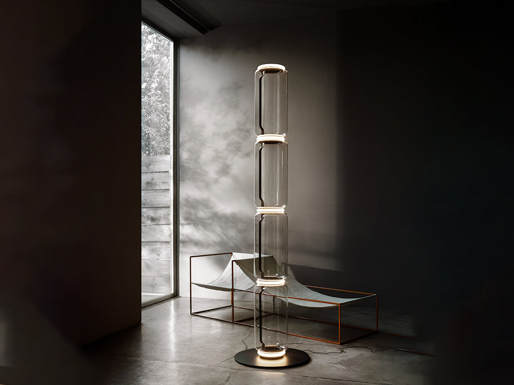 Flos Noctambule Floor 1 Low Cylinder Small Base Stehleuchte – Ansicht 3