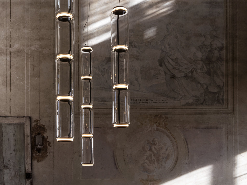 Flos Noctambule Suspension 4 Low Cylinder Pendelleuchte – Ansicht 5