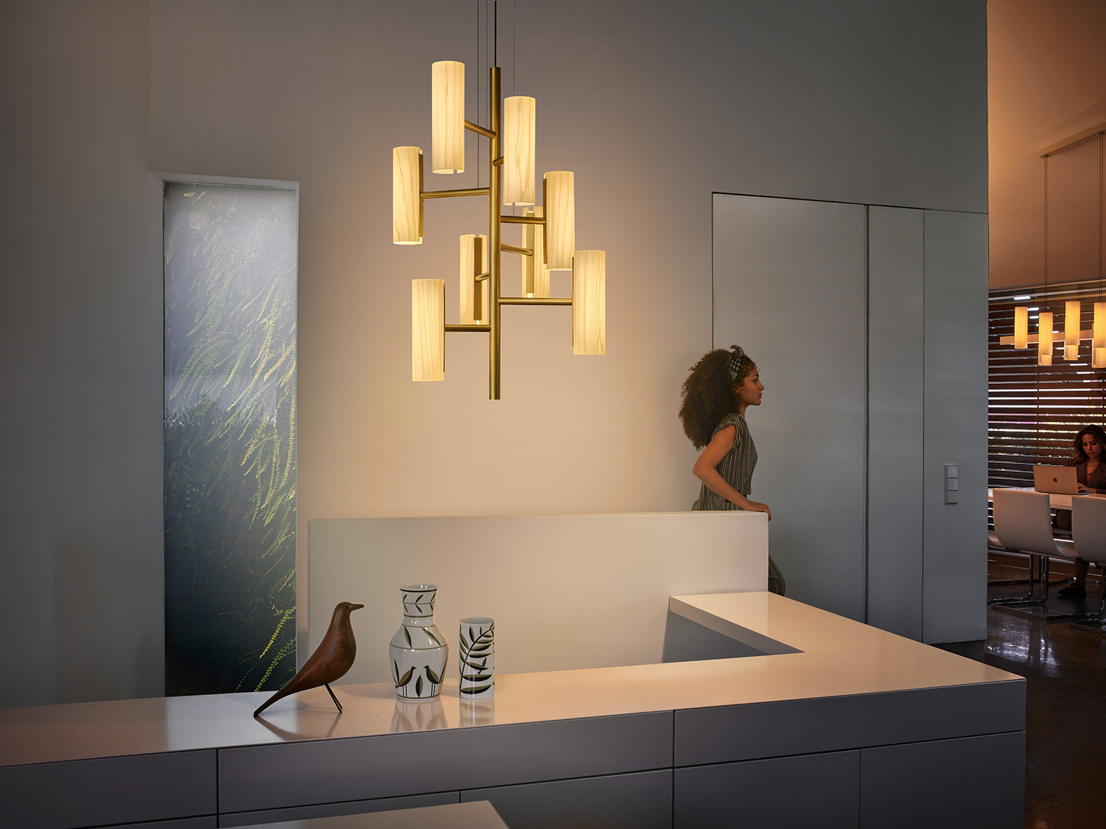 LZF Black Note Chandelier