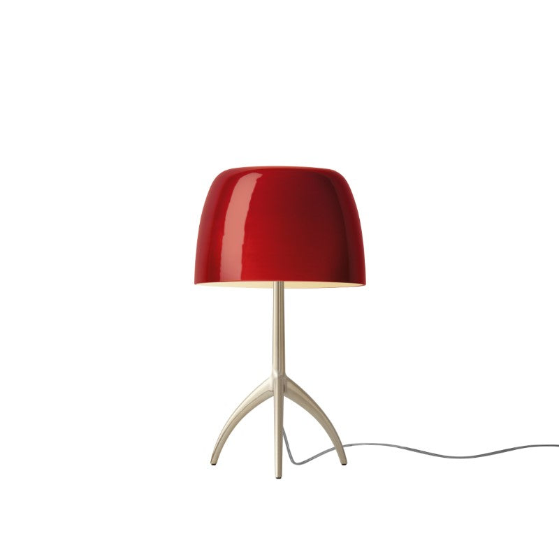 Foscarini Lumiere Tischleuchte – Piccola, Champagner/Kirsche, Dimmer