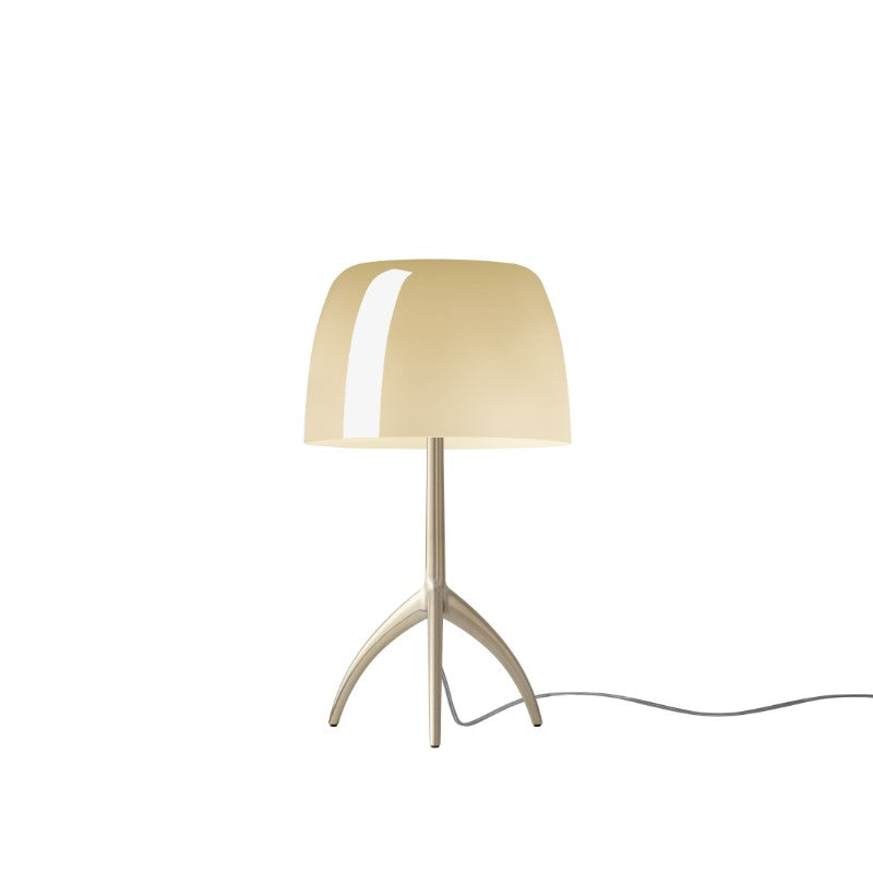 Foscarini Lumiere Tischleuchte – Piccola, Champagner/Warmweiß, Dimmer