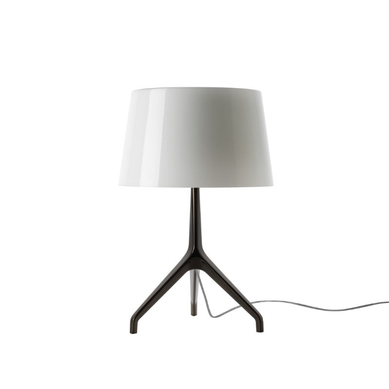 Foscarini Lumiere XX Tischleuchte – XXS, Schwarzchrom/Weiß