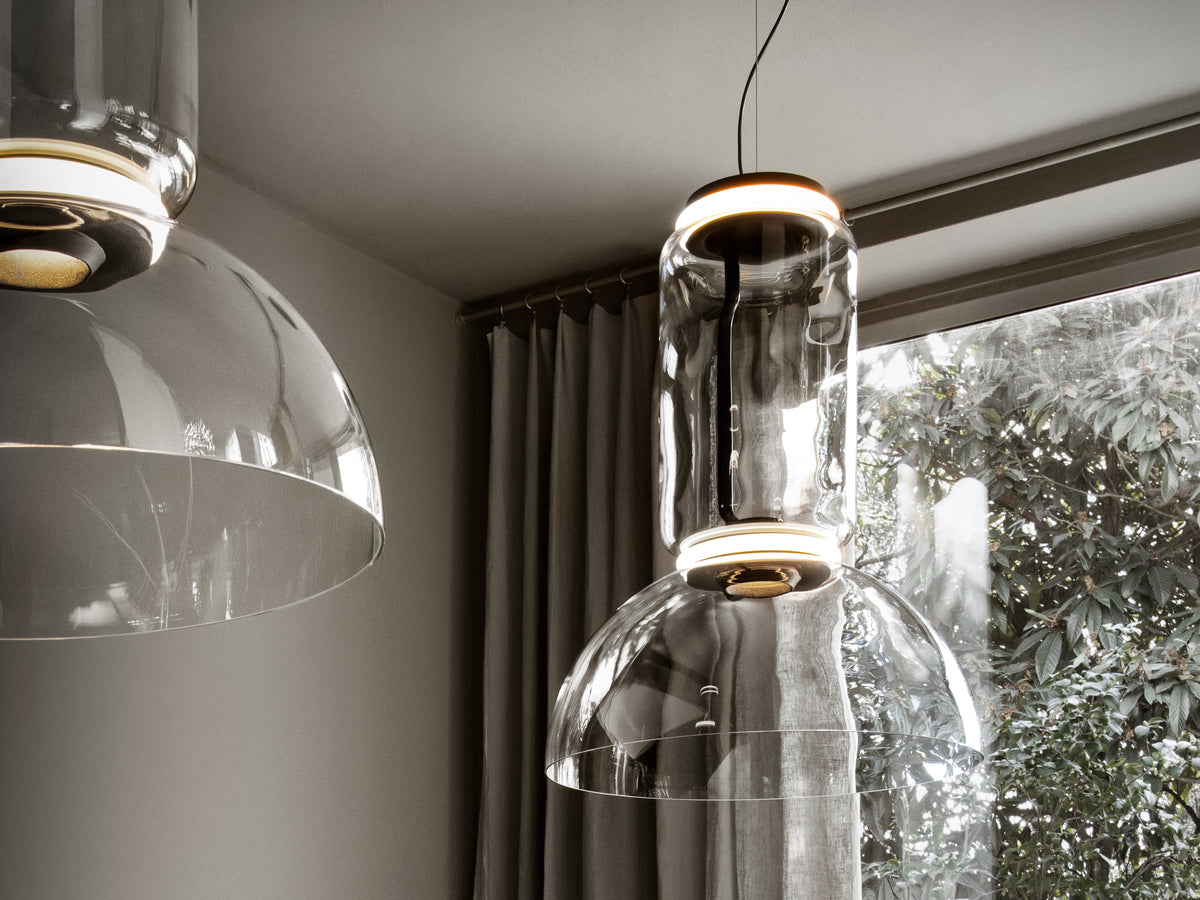 Flos Noctambule Suspension 1 Low Cylinder Bowl Pendelleuchte – Ansicht 1
