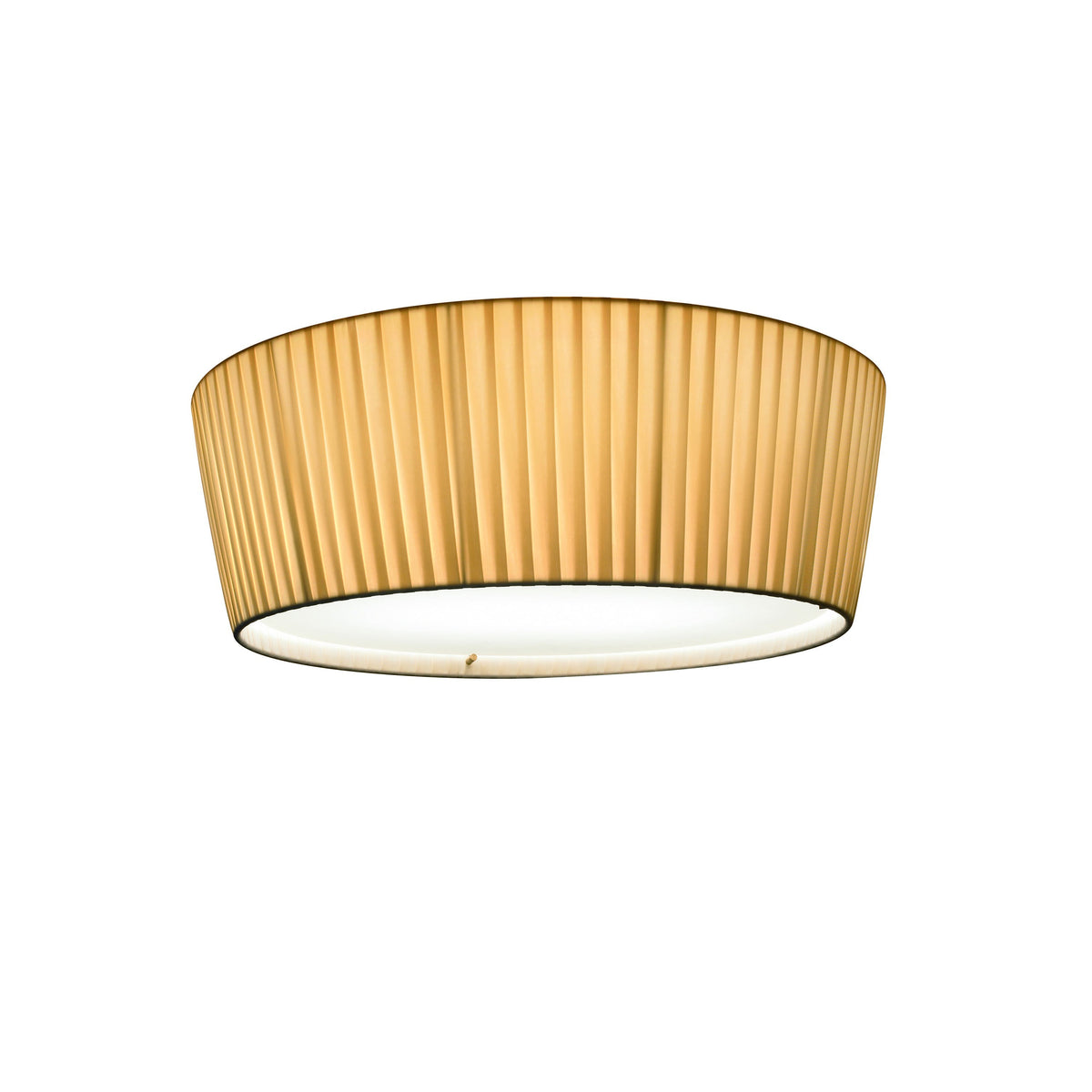 Bover Plafonet 43 Deckenleuchte – Chrom, Schirm Band transluzent Creme