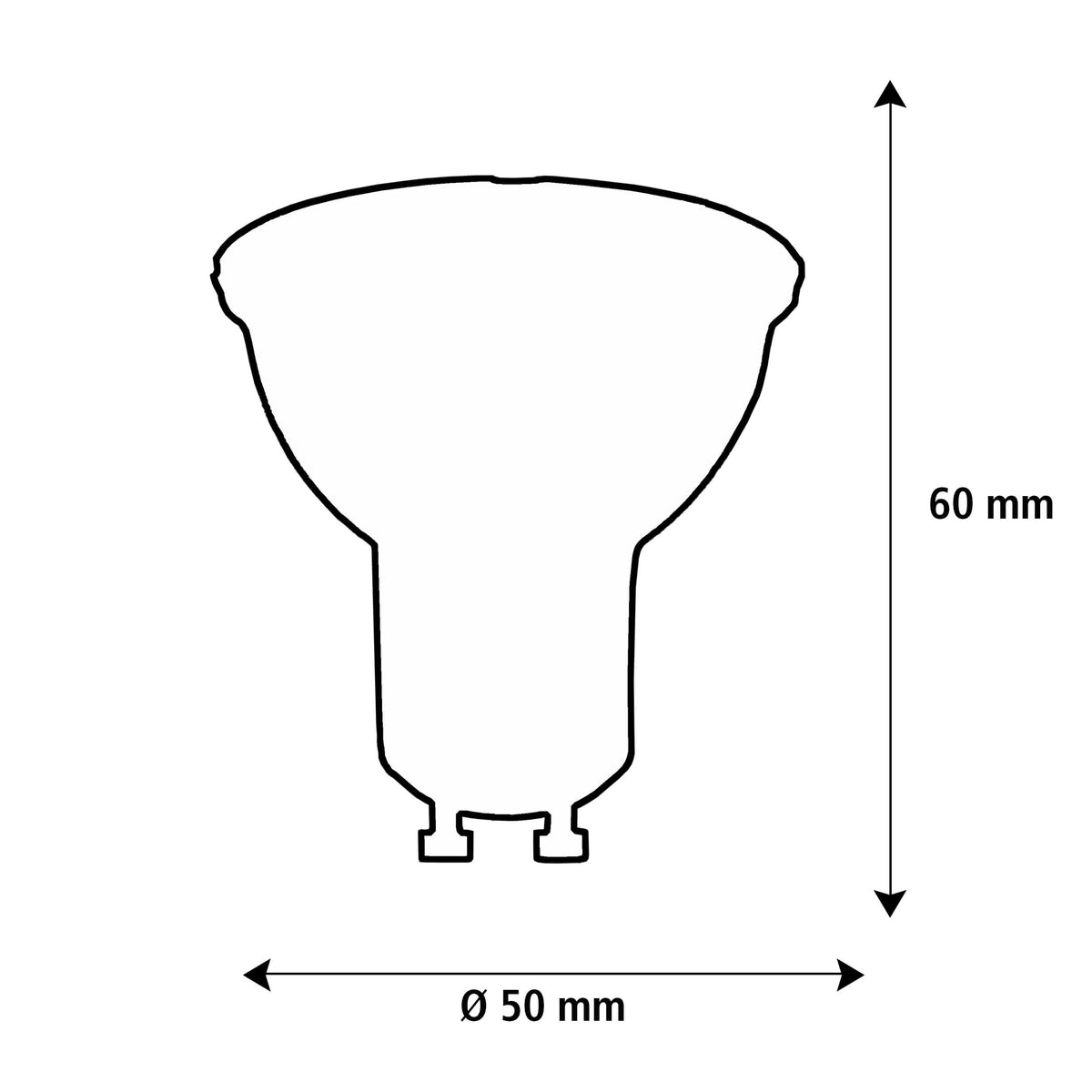 SEGULA LED Reflektor – GU10, 8 W, 2.700 K, dimmbar – Produktansicht 6