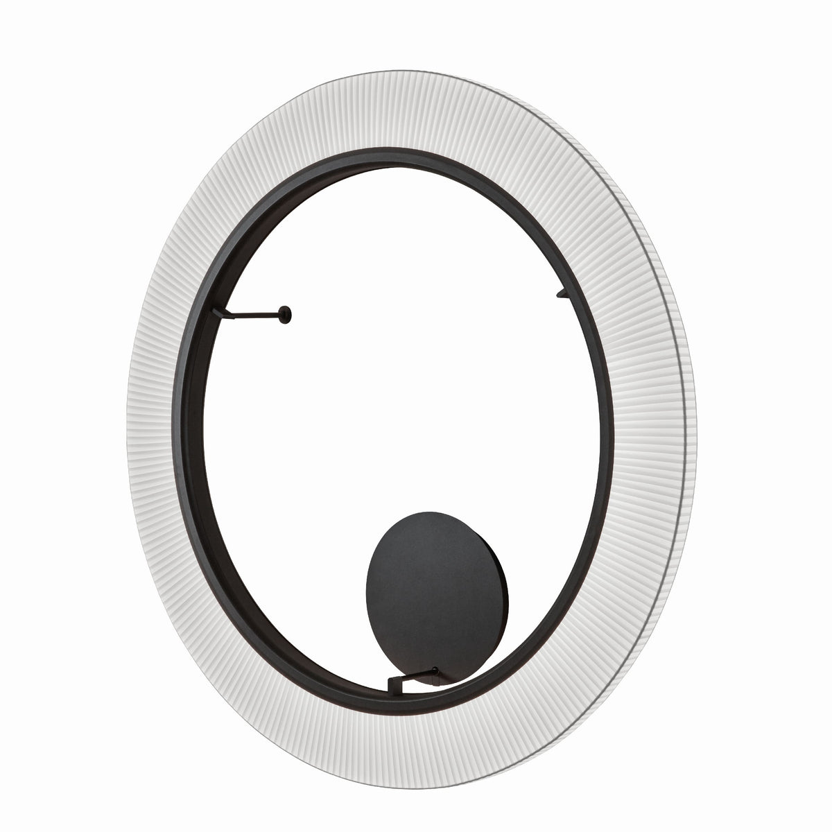 Bover Roda PF/120 Decken- und Wandleuchte – Braun, Schirm Band transluzent Weiß, dimmbar (1-10V)