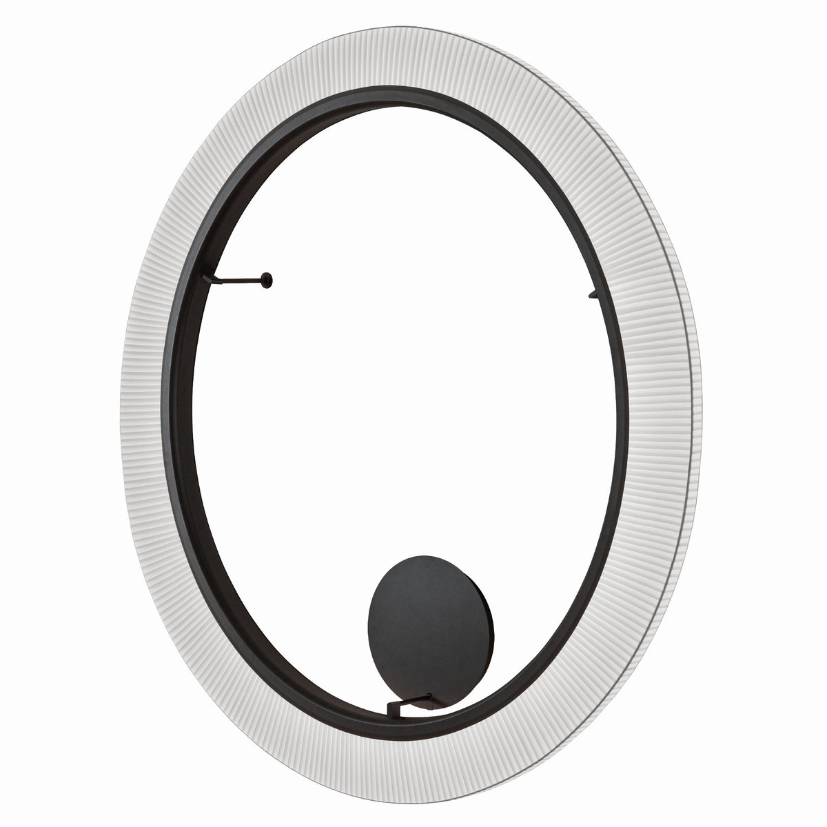 Bover Roda PF/150 Decken- und Wandleuchte – Braun, Schirm Band transluzent Weiß, dimmbar (DALI)