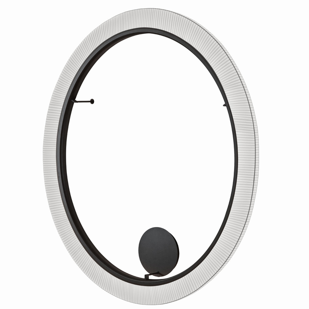 Bover Roda PF/200 Decken- und Wandleuchte – Braun, Schirm Band transluzent Weiß, dimmbar (1-10V)
