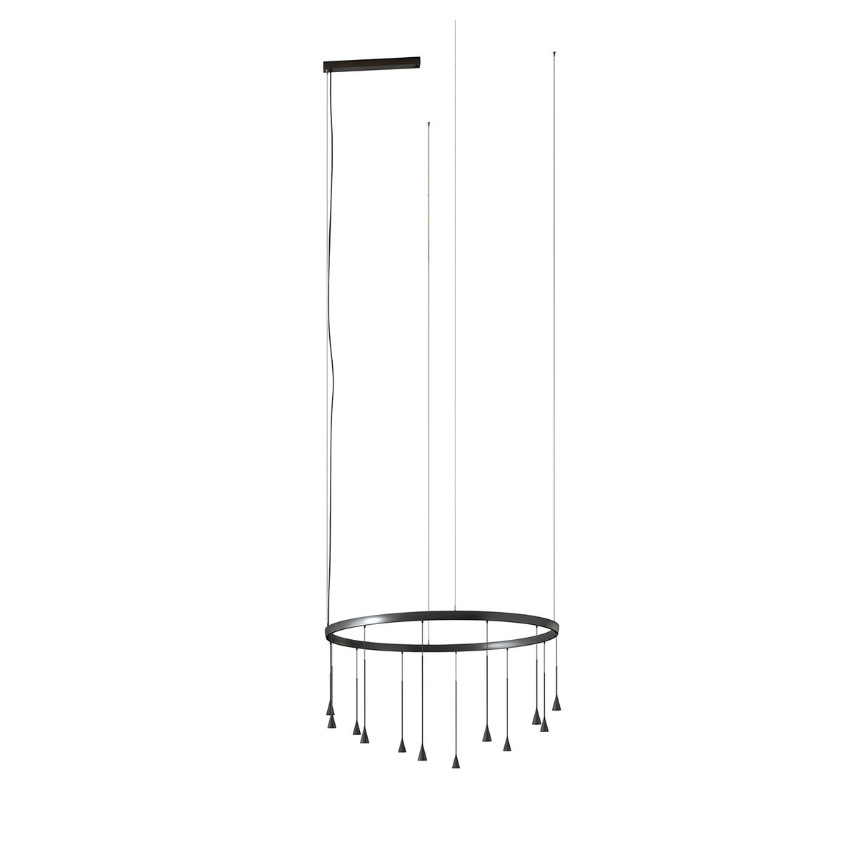 Bover Skybell Circle S/12L/40 | Skybell Circle S/12L/42 Pendelleuchte – 26,7 W – Bell 45/55/65 cm – nach oben und unten