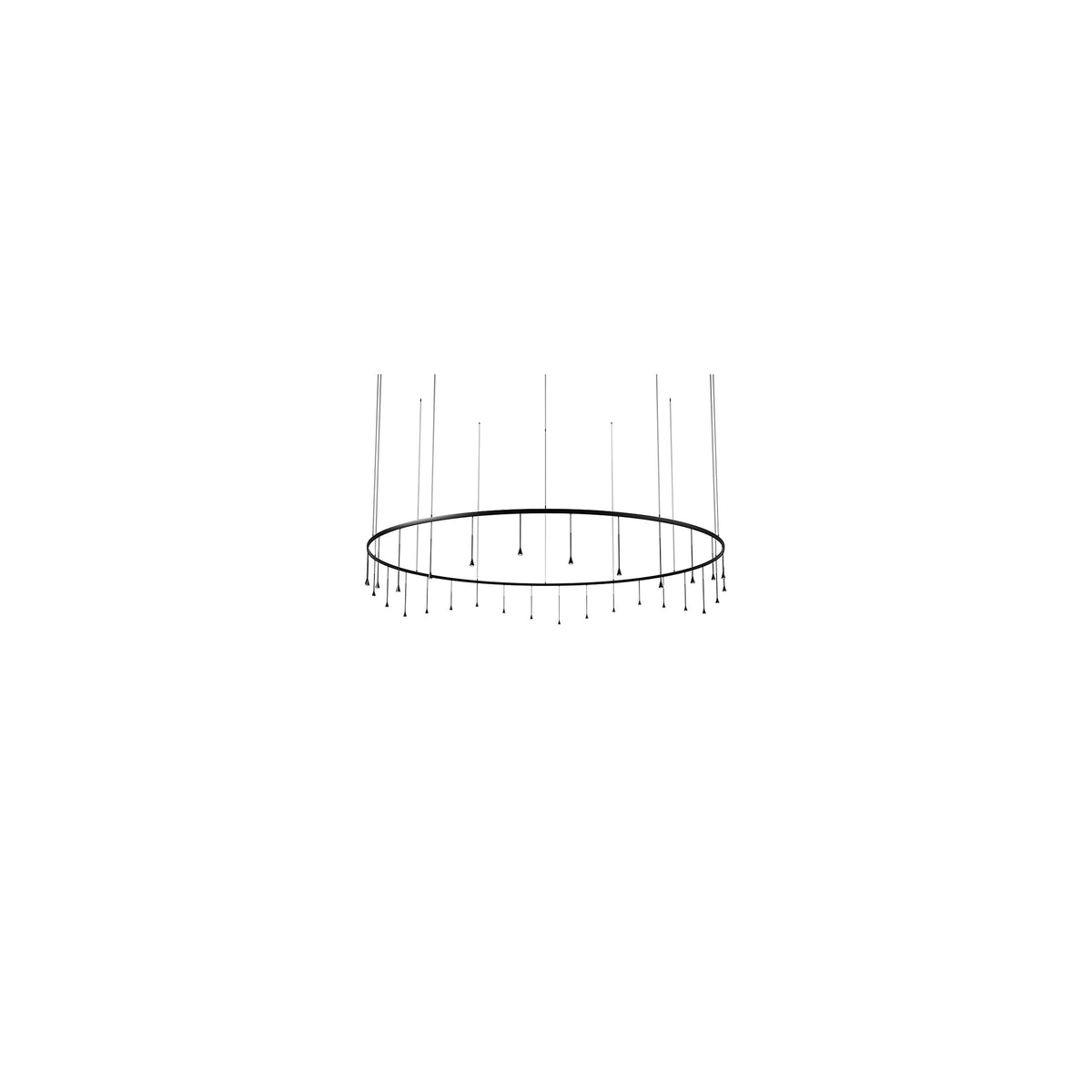 Bover Skybell Circle S/12L/40 | Skybell Circle S/12L/42 Pendelleuchte – 96 W – Bell 45/55/65/75 cm – nach unten