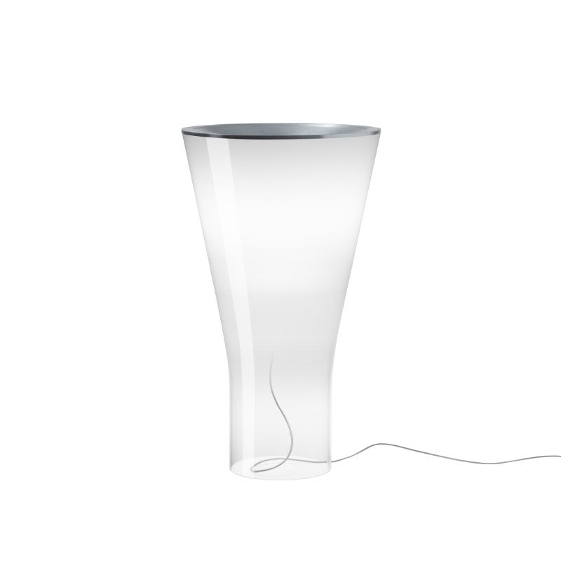 Foscarini Soffio Tischleuchte – Weiß/Transparent