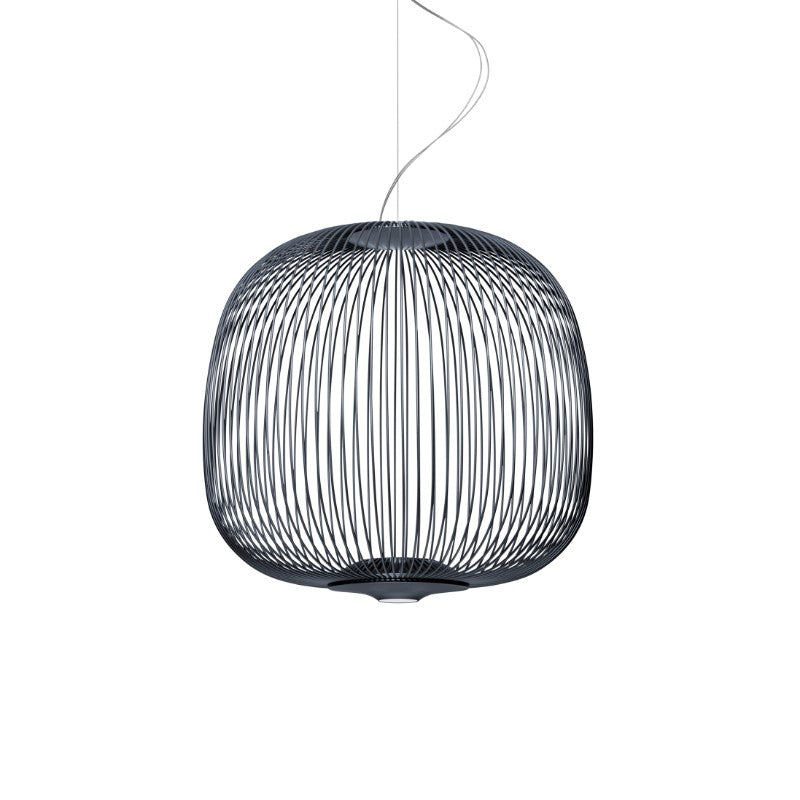 Foscarini Spokes 2 Pendelleuchte – Midi, Graphit, Standard