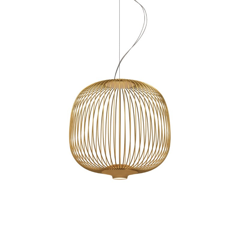 Foscarini Spokes 2 Pendelleuchte – Piccola, Gold, Dimmer