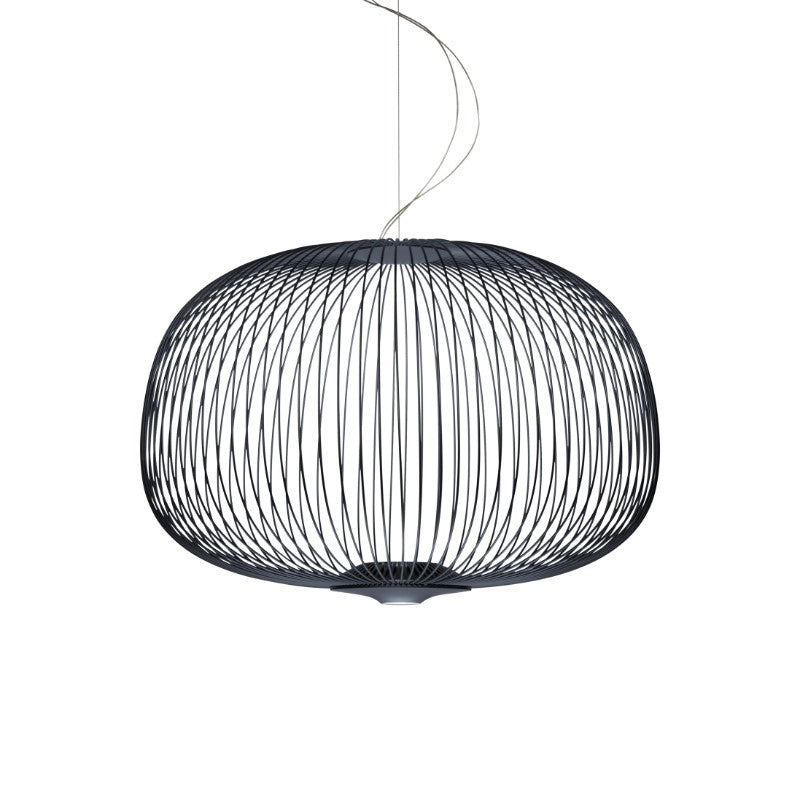 Foscarini Spokes 3 Pendelleuchte – Graphit, Dimmer