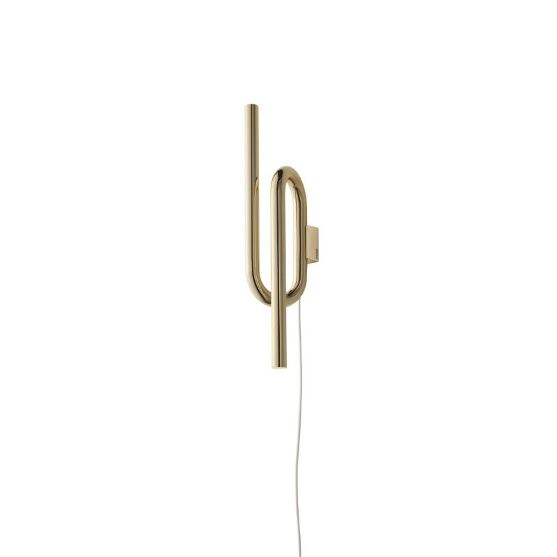 Foscarini Tobia Wandleuchte – Gold, mit Stecker