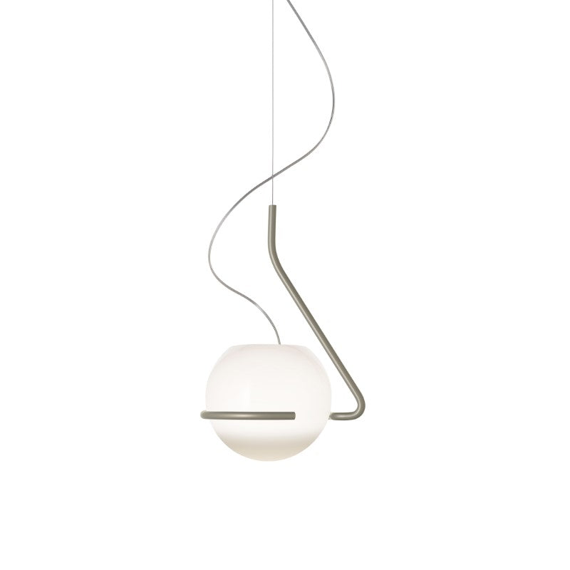 Foscarini Tonda Pendelleuchte – Piccola, Titan/Weiß