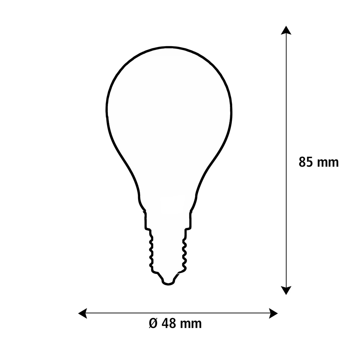 SEGULA LED Tropfenlampe Spiegelkopf silber – E14, 2,5 W, 2.700 K, dimmbar – Produktansicht 2