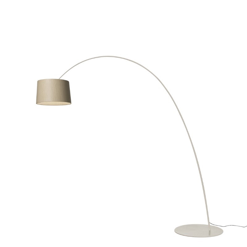 Foscarini Twiggy Elle Wood Stehleuchte – Greige/Eiche, Tunable White