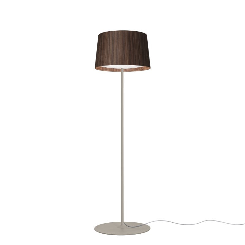 Foscarini Twiggy Wood Leseleuchte – Greige/Palisander