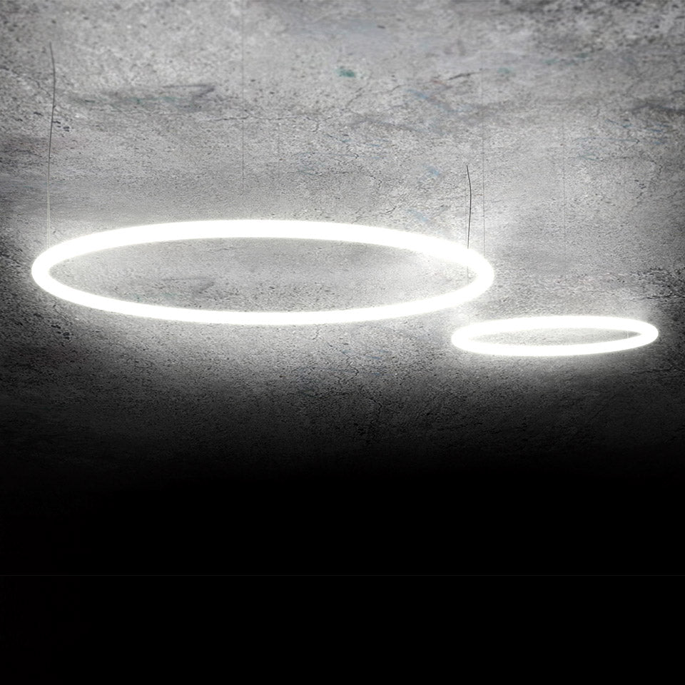 Artemide Alphabet of Light Circular Pendelleuchte – 90 Pendel, Standard