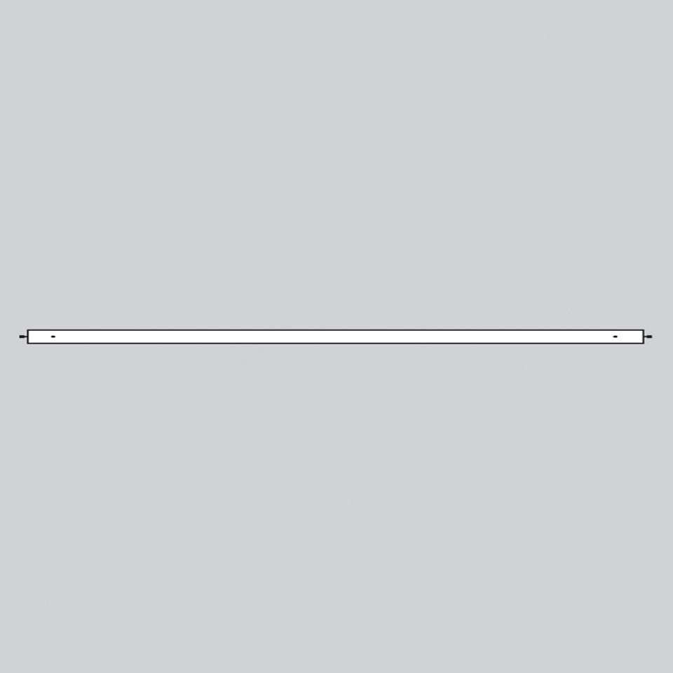 Artemide Alphabet of Light System (ohne Stromzufuhr) Pendelleuchte – Pendel linear 1800 mm Intermediate – Weiß, 3000 K