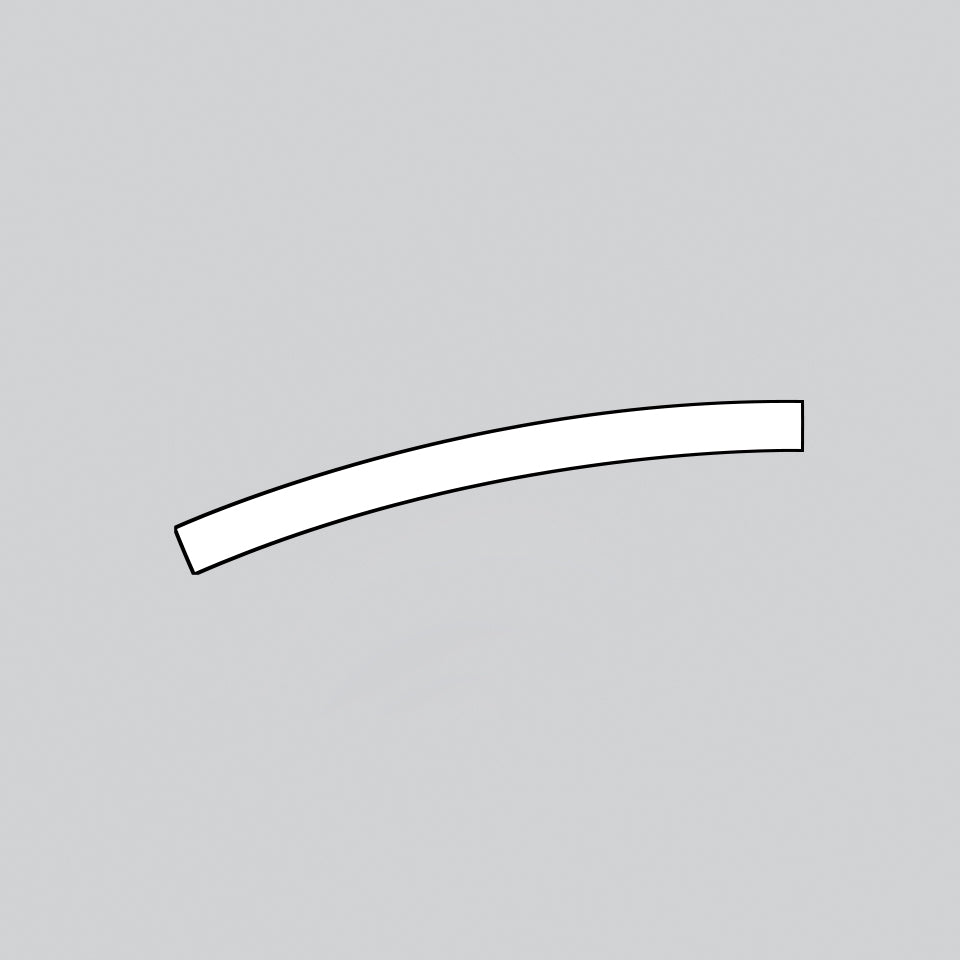 Artemide Alphabet of Light System (ohne Stromzufuhr) Pendelleuchte – Pendel gebogen 22,5° Intermediate – Weiß, 3000 K