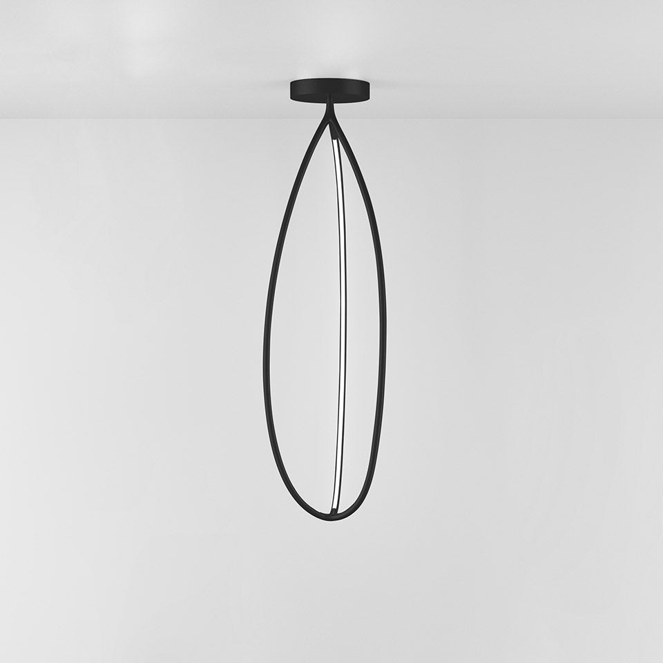 Artemide Arrival Deckenleuchte – Decke 130 – App-steuerbar, Schwarz matt