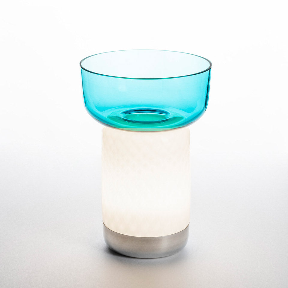 Artemide Bontà Tischleuchte – Standard, Türkis