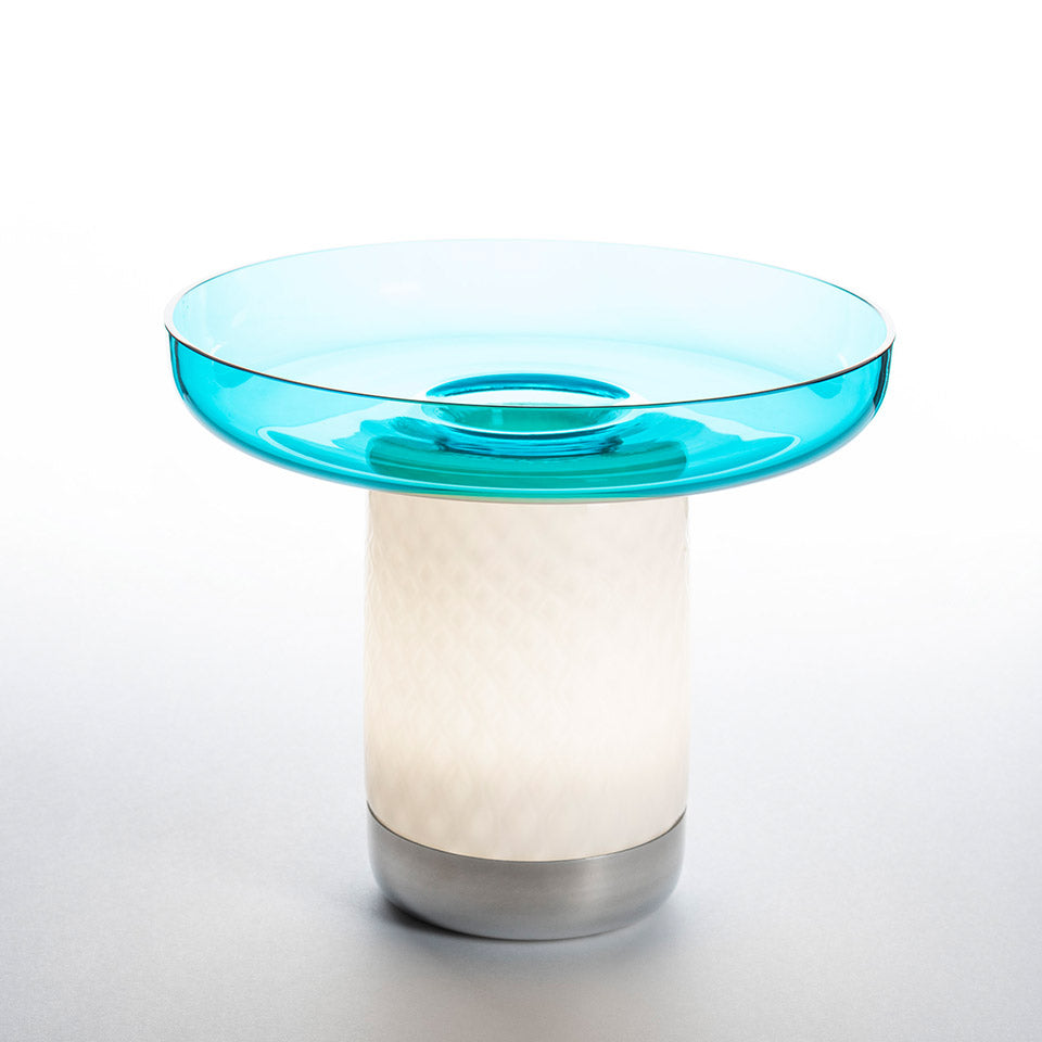 Artemide Bontà Tischleuchte – Plate, Türkis