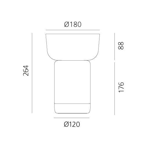 Artemide Bontà Tischleuchte – Ansicht 1
