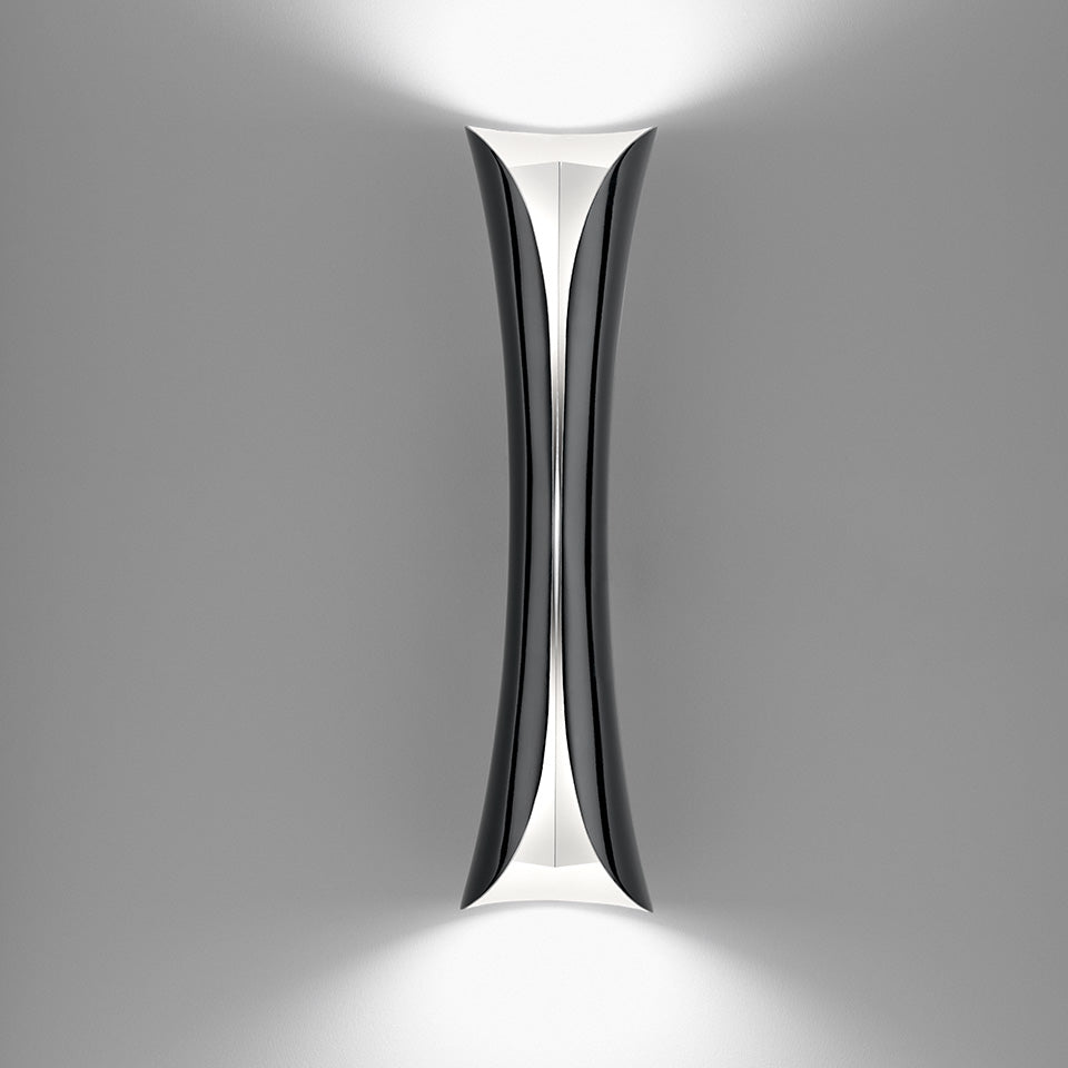 Artemide Cadmo Stehleuchte – Wand, Schwarz, Weiß, Standard
