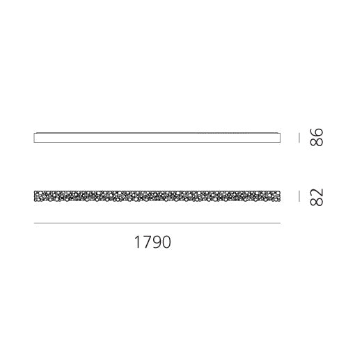 Artemide Calipso Linear Stand Alone Deckenleuchte – Ansicht 3