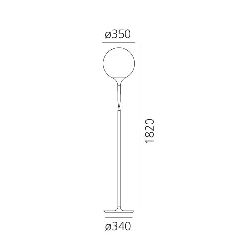 Artemide Castore Stehleuchte – Ansicht 1